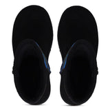 Saint Flora Navy Camo Fabric Snug Boots