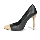 Saint Monica Black Leather Pumps