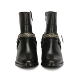 Saint Black Leather Ankle Boot