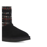 Saint Sienna Red Italian Fabric Snug Boots