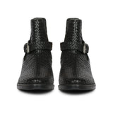 Women Black Leather Ankle Boot