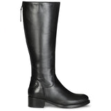 Saint Rachele Black Leather Knee High Boots