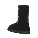 Saint Sienna Red Italian Fabric Snug Boots