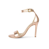 Saint Alicia Gold Leather Heel - SaintG