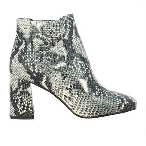 Saint Giovanna Python Print Vegan Leather Ankle Boots