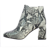Saint Giovanna Python Print Vegan Leather Ankle Boots