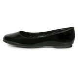 Saint Alexius Black Crackle Patent Leather Ballerina's - SaintG