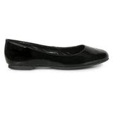 Saint Alexius Black Crackle Patent Leather Ballerina's - SaintG