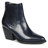 Saint Helena Blue Leather Ankle Boots