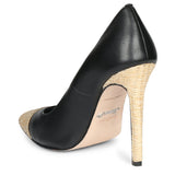 Saint Monica Black Leather Pumps