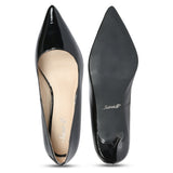 Saint Melissa Black Patent Leather Pumps