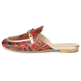 Saint Manon Maroon Handcrafted Leather Mules