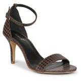 Saint Cera Brown Leather Heels