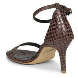 Saint Cera Brown Leather Heels