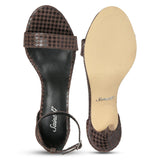 Saint Cera Brown Leather Heels