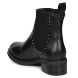 Saint Nora Black Leather Ankle Boot