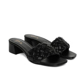 Kate Woven Mid Heeled Sandal