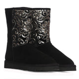 Saint Corah Sequins Black Snug Boots