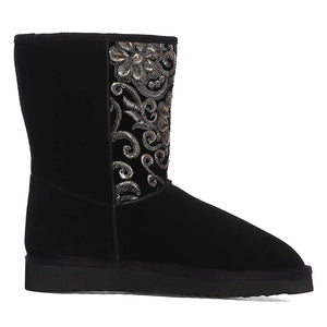 Saint Corah Sequins Black Snug Boots
