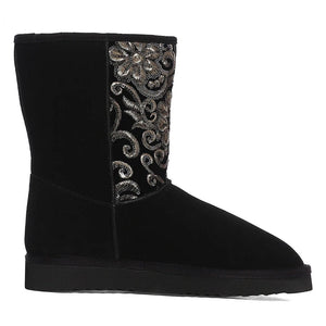 Saint Corah Sequins Black Snug Boots