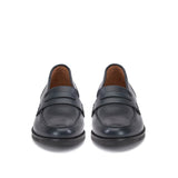 Saint Alena Dark Navy Leather Shoes