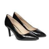 Saint Melissa Black Patent Leather Pumps
