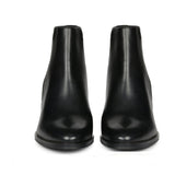 Saint Sandra Black Leather Ankle Boot