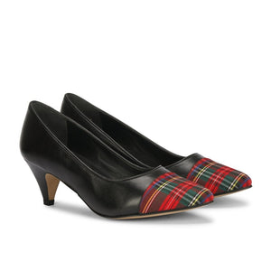 Saint Olivia Black Kitten heel pumps