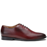 Saint Athelstan Toned Red Leather Derby Shoes