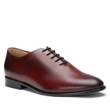Saint Athelstan Toned Red Leather Derby Shoes