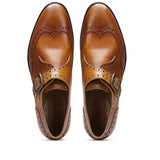 Saint Salvador Tan Leather  Monk Brogue