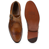 Saint Salvador Tan Leather  Monk Brogue