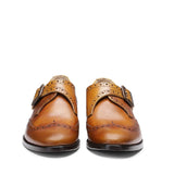Saint Salvador Tan Leather  Monk Brogue