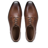 Saint Lucas Tan Leather Lace Up Brogue Shoes