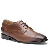 Saint Lucas Tan Leather Lace Up Brogue Shoes
