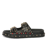 Emily Studded Double Buckle Sandal