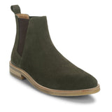 Saint Grimoald  Olive Suede Chelsea boot
