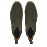 Saint Grimoald  Olive Suede Chelsea boot