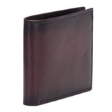 Dark Brown Leather Men's Wallet Set