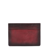 Red Italian Leather Men's Wallet Set - SaintG