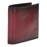 Red Italian Leather Men's Wallet Set - SaintG