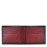 Red Italian Leather Men's Wallet Set - SaintG