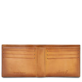 Tan Leather Men's Wallet Set