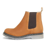 Saint Martha Tan Leather Ankle Boots