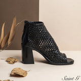 Anna Woven High Ankle Sandal