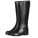 Saint Rachele Black Leather Knee High Boots