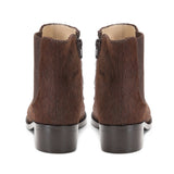 Saint Jacobella Brown Pony Hair Leather Ankle Boots