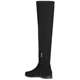 Saint Oriana Black Strech Suede above the knee boots