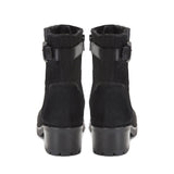 Saint Graziana Black Pony Hair Leather Ankle Boots