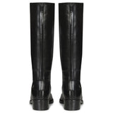 Saint Rachele Black Leather Knee High Boots